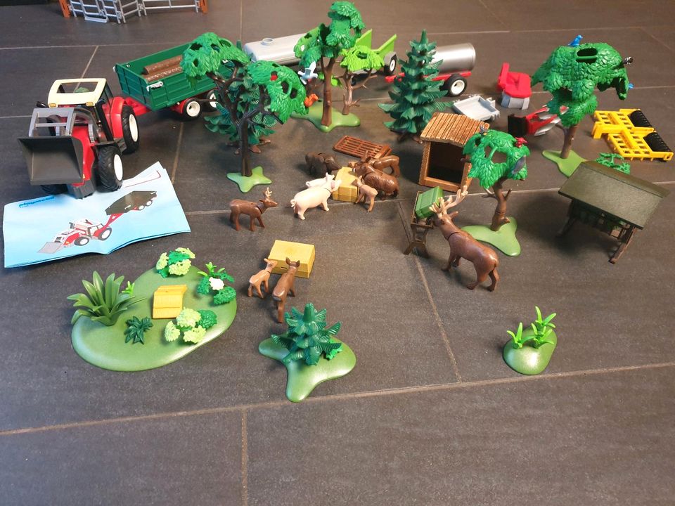 Playmobil Trecker, Wald, Tiere, Forst in Mielkendorf