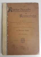 Antik - Original Alt-Deutsches Klavierbuch des Kommersbuches Sachsen-Anhalt - Biederitz Vorschau