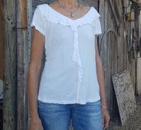 Shirt weiß feminim, Gr 36/38 Baden-Württemberg - Aulendorf Vorschau