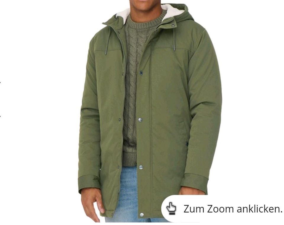 ONLY & SONS Herren Alexander Parka Grün in Gerolsbach