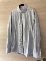 Hemd Herren Eterna Slim Fit blau/weiß Größe 40 Hessen - Petersberg Vorschau