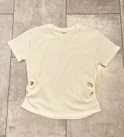 Mädchen Rippshirt Shirt Top NEU gerippt Gr 158 164 beige cut out Staßfurt - Förderstedt Vorschau