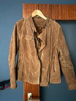 Jacke Wildleder Vintage Gr.44 braun Bikerjacke Nordrhein-Westfalen - Datteln Vorschau