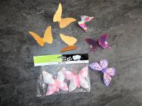 8 Schmetterlinge Deko rosa / lila / gold Berlin - Tempelhof Vorschau