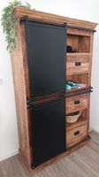 Highboard Massivholz Mangoholz Eisentüren Urban Industrial Stil Niedersachsen - Schöppenstedt Vorschau