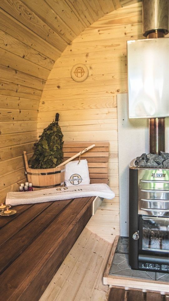 ☀️ Fasssauna mieten Aussensauna Gartensauna Sauna Saunafass ☀️ in Marburg