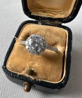 Alter 925 Silber Ring mit vielen Steinen, 19mm, 2,54g Sachsen-Anhalt - Halle Vorschau