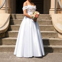 Handgemacht weißes Hochzeitskleid Brautkleider ärmellos Berlin - Steglitz Vorschau