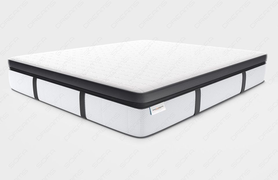 Design Leder Boxspringbett Nizza mit LED Beleuchtung und USB in Berlin