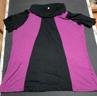 Shirt T-Shirt sheego 52/54 schwarz/brombeere Dortmund - Mitte Vorschau