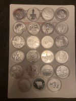 Silber 1 oz Silbermünzen aus unterschiedlichen Ländern und Jahren Bochum - Bochum-Süd Vorschau