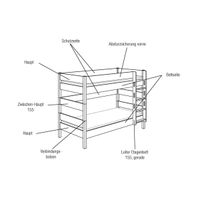 Paidi Varietta 155er Etagenbett / Hochbett gerade Griffleiter Essen - Essen-Werden Vorschau
