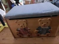 ☆ Spielkiste ☆ Holz ☆ Teddy Bayern - Ebersdorf Vorschau