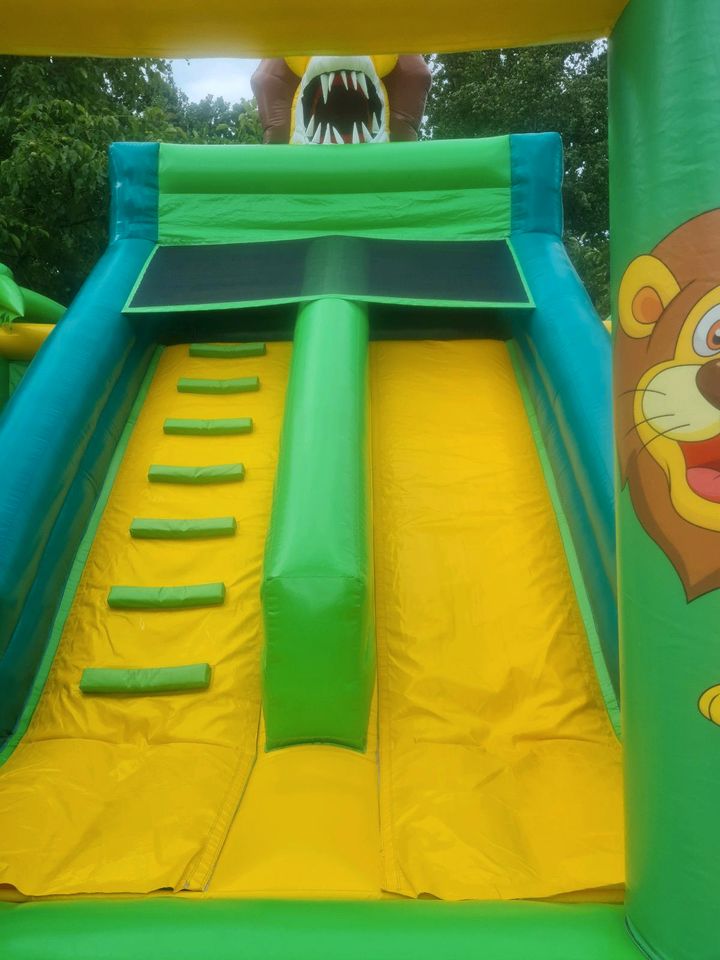 Verleih Hüpfburg Jungle Multiplay Rutsche Kindergeburtstag Mieten in Ankum