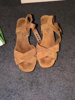 Sandalen mit Holzabsatz Sachsen - Hohenstein-Ernstthal Vorschau