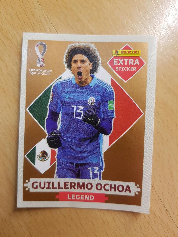 PANINI WM 22 Guillermo ochoa BRONZE in Roding