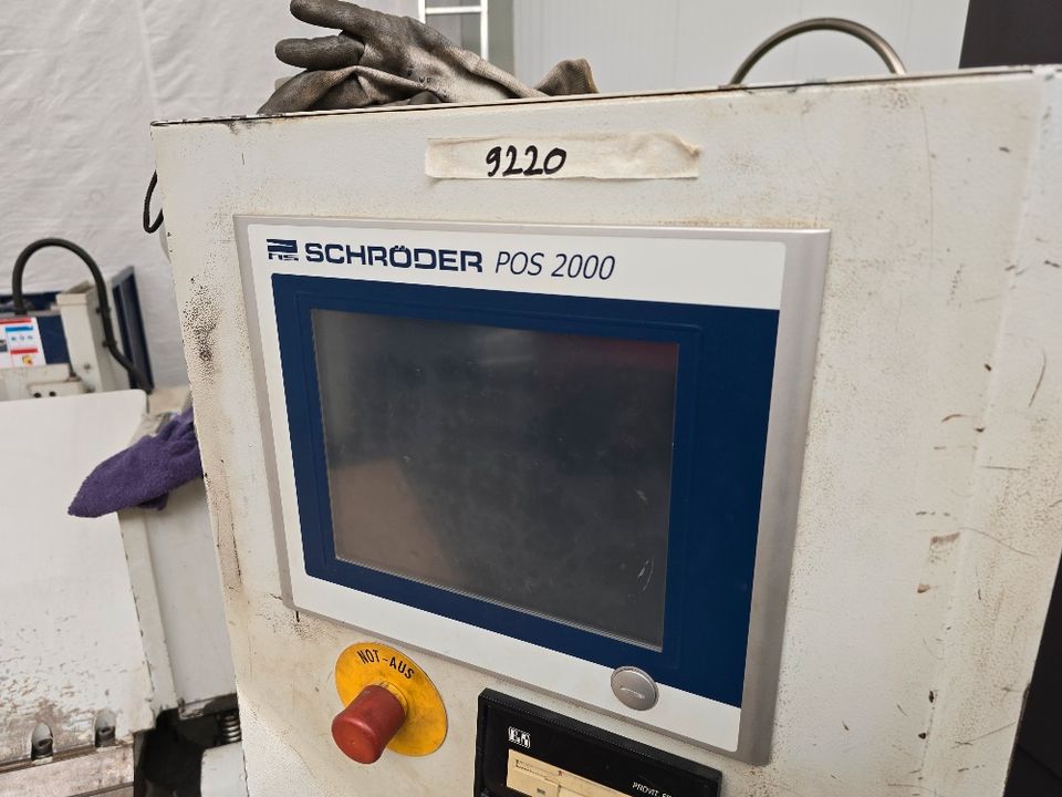 Schroder SPB 3200 x 2 mm schwenkbiegemaschine in Wymeer