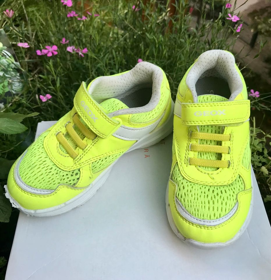 ➽ GEOX RESPIRA ☀️ Kinder Sneaker ☀️ Halbschuhe NEON GELB ☀️ 27 in  Friedrichshain-Kreuzberg - Friedrichshain | Gebrauchte Kinderschuhe Größe  27 kaufen | eBay Kleinanzeigen ist jetzt Kleinanzeigen