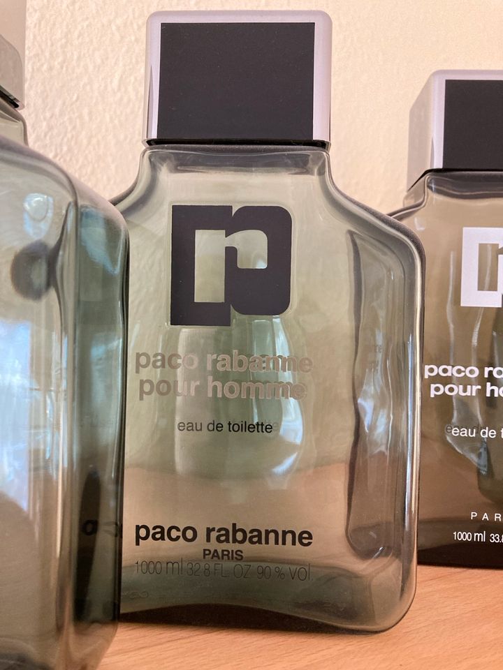 KOMPLETTE SAMMLUNG 8 St. Paco Rabanne Pour Homme 1000 ml Flakons in  Rheinland-Pfalz - Ingelheim am Rhein | eBay Kleinanzeigen ist jetzt  Kleinanzeigen