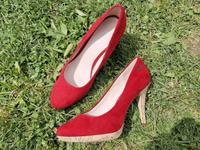 Schuhe Pumps High Heels Gr. 39 in rot Bayern - Lautertal Vorschau
