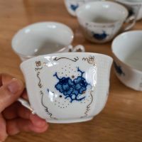Teetasse,  weißes Porzellan , blauen Blumen und Goldrand Baden-Württemberg - Buchen (Odenwald) Vorschau
