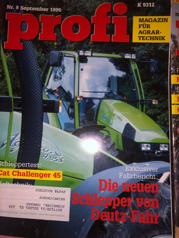 10 Ausgaben 1995 Profi Magazin für Agrartechnik in Boostedt