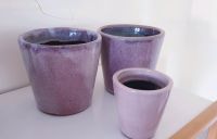 Hochwertige Übertöpfe Keramik lilafarben Nordrhein-Westfalen - Geldern Vorschau