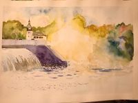 Wehr, Aquarell n A.U. Berlin - Köpenick Vorschau