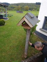 Vogelhaus mit Ständer Massiv Dach abnehmbar für Futter Rheinland-Pfalz - Wittlich Vorschau