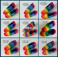 Dicke Regenbogen Filzpuschen Filzpantoffeln inklusive Latexsohle Niedersachsen - Uelzen Vorschau