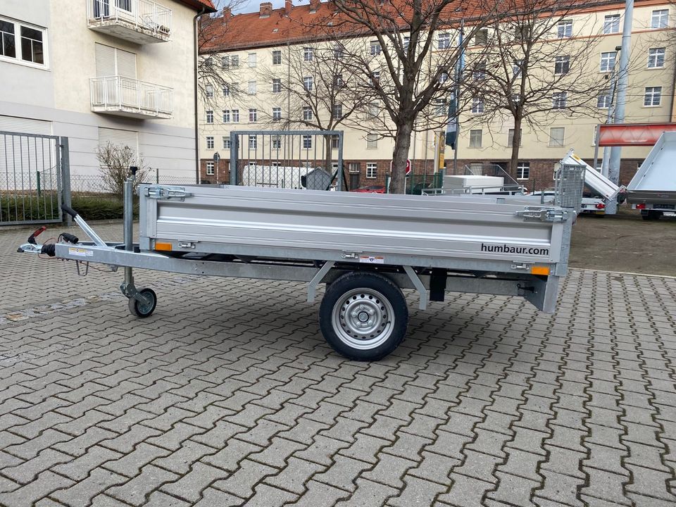 PKW Anhänger Neu Humbaur Hochlader 1.500 KG 230x140x30 in Dresden