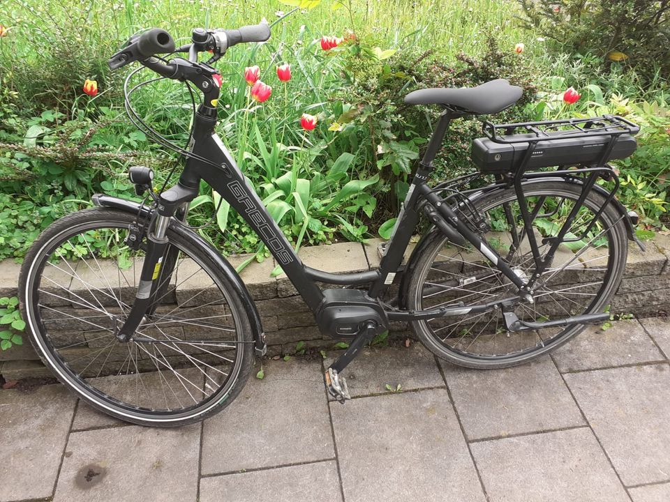 E-Bike schwarz Damenrad Grecos Pedelec Eli 1.1 in Kiel