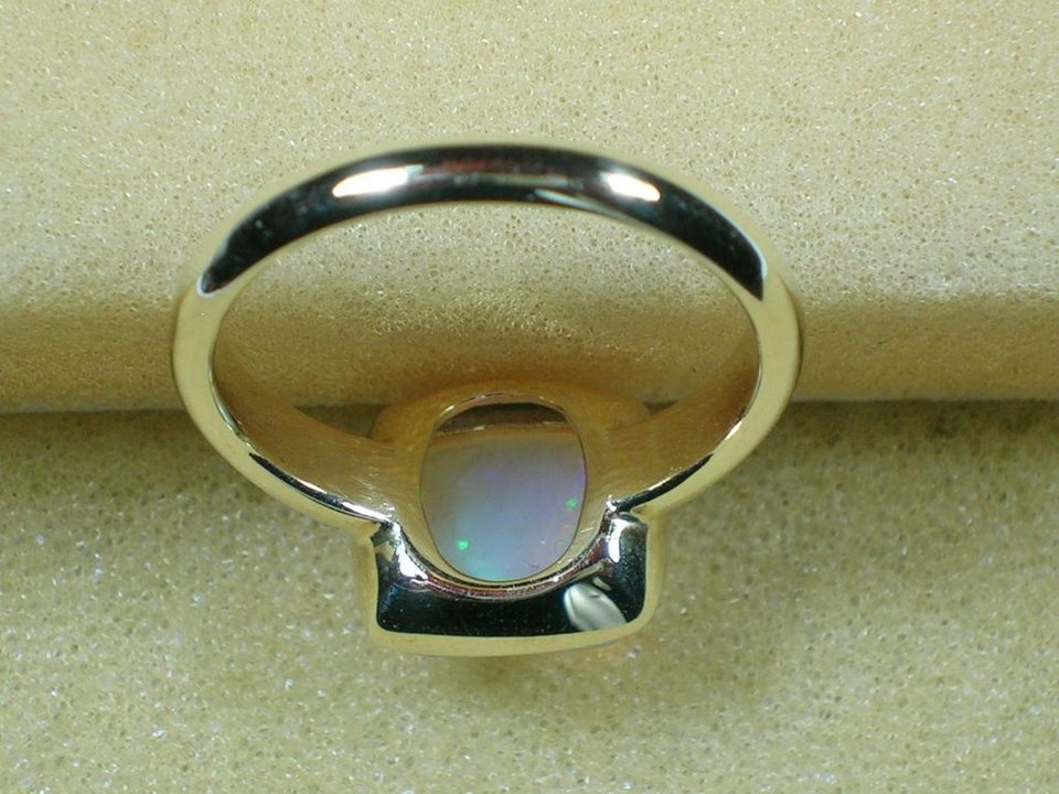 NEU: Ring Größe 18 / 56,5 375 Gold mit Kristall-Opal in Solingen