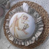 Weihnachtsdeko / Nostalgie Deko Kissen Shabby Nordrhein-Westfalen - Lippetal Vorschau