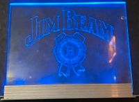 Jim Beam Leuchtreklame LED in blau Niedersachsen - Heidenau Vorschau