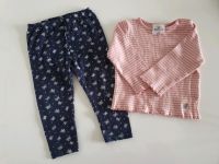 SÜßES MÄDCHEN OUTFIT ZWEITEILER LEGGING UND LANGARMSHIRT GR.86 Hessen - Offenbach Vorschau