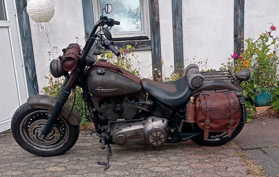 Harley Davidson Fat Boy Lo, Rat Bike, Custom, Umbau in Braunschweig