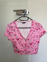 Rosa Shirt mit Blumen Größe XS Bayern - Attenkirchen Vorschau