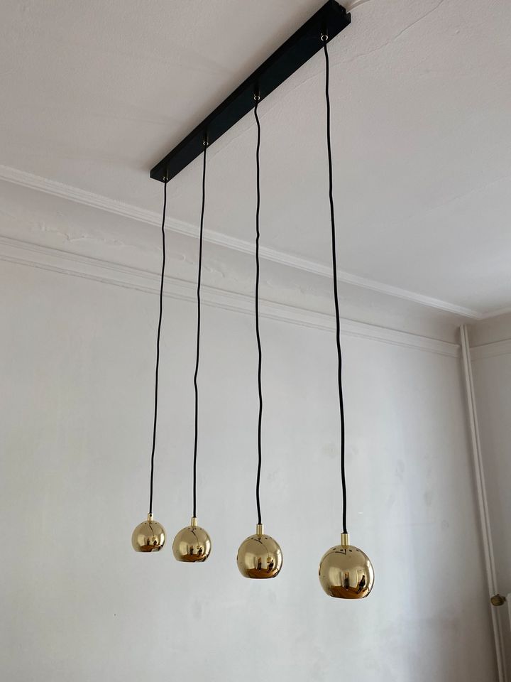 Deckenlampe Hängeleuchten Gold Kugeln Esstisch dimmbar LED in Halstenbek