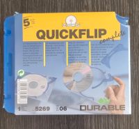 DURABLE CD Box Hülle Quickflip 5 Stück blau Nr. 5269 *NEU Sachsen - Weinböhla Vorschau