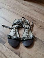 Sandalen Graceland Gr. 42 mit Muscheln Krokodil Sachsen - Wurzen Vorschau