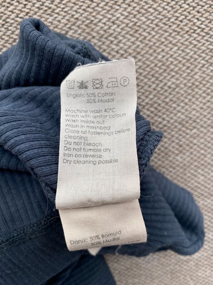 Marmar Langarmshirt Ripp blau 98 3y in Hamburg