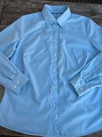 Walbusch Damen Bluse Gr. 42 XL blau weiß extraglatt Niedersachsen - Lüneburg Vorschau