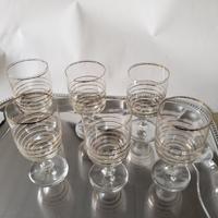 DDR Weingläser mit Golddekor Weißwein wie neu Sachsen - Niederwürschnitz Vorschau