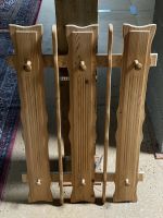 Wandgarderobe Garderobe aus Holz rustikal mit 6 Haken TOP! Hessen - Hungen Vorschau