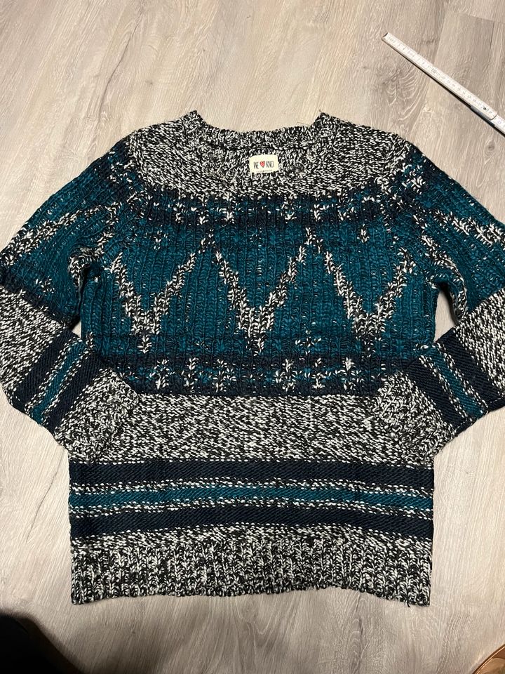 4er Set Pullis Winterpullover Strickpulli Türkis petrol M in Saarbrücken