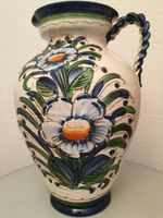 Bodenvase, Tonkrugvase mit Blumenmuster Niedersachsen - Alfeld (Leine) Vorschau