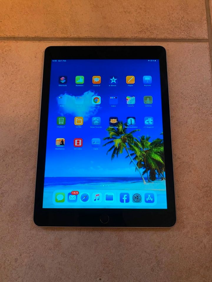 iPad Air 2 (A1566) mit 128GB inkl. Logitech Tastatur und Zubehör in St. Leon-Rot