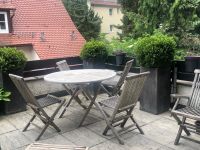 Teak-Terrassenmöbel (Runder Tisch & 6 Stühle) Stuttgart - Vaihingen Vorschau