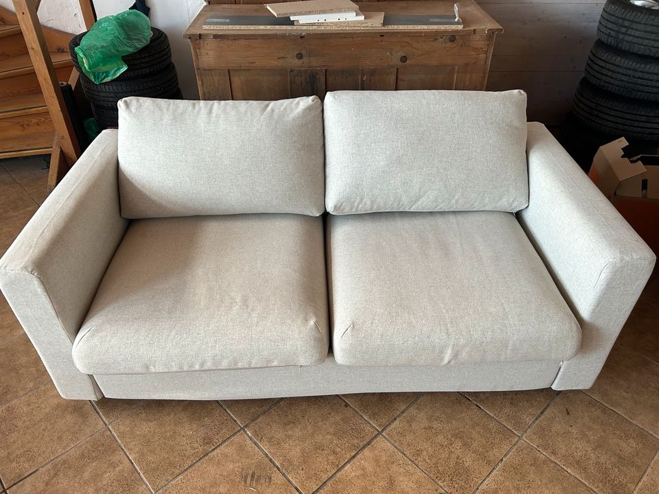 Bequemes Sofa in Creme/Beige in Inning am Ammersee